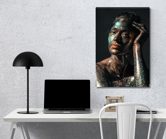 The Radiant Constellation of a Starlit Soul - Premium Metal Poster