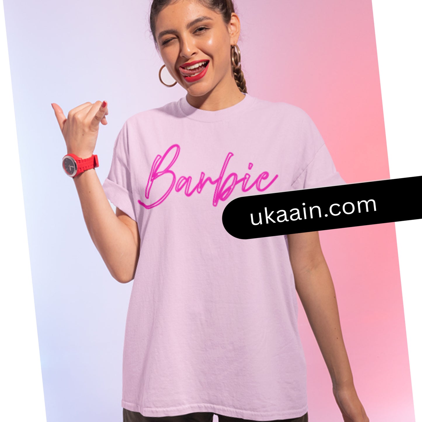 Barbie Aesthetic Slouch: Permium T-Shirt