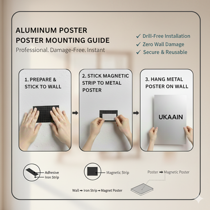 Titan: Cyber-Droid Aesthetic - Premium Metal Poster