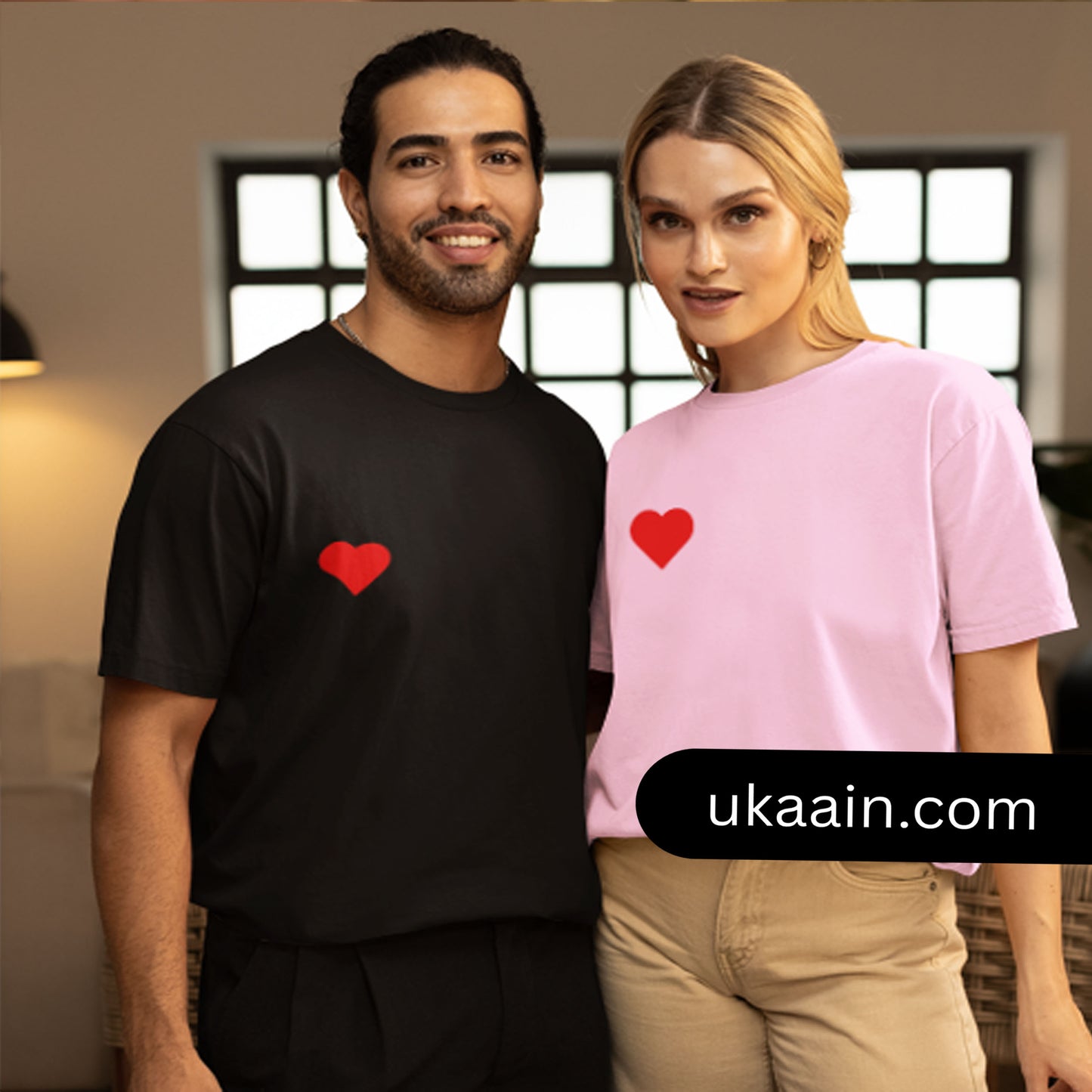 The Heartbeat Duo: Signature Oversized Tshirt Men+Women