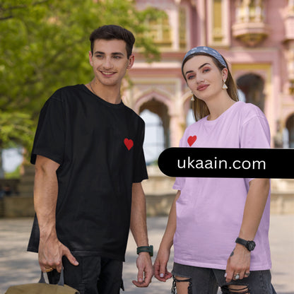 The Heartbeat Duo: Signature Oversized Tshirt Men+Women