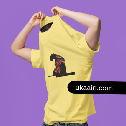Premium The Neon Panther Oversized T-Shirt