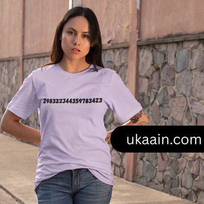 Premium Numnbers Oversized T-Shirt
