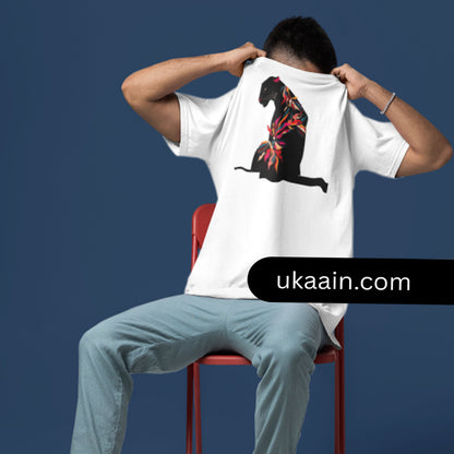 Premium The Neon Panther Oversized T-Shirt
