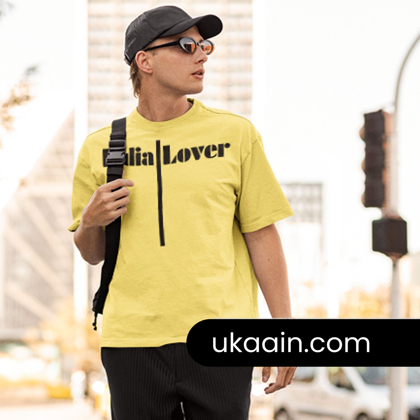 Premium Oversized T-Shirt - The Urban Minimalist "Lover" Tee (Unisex Tshirts)