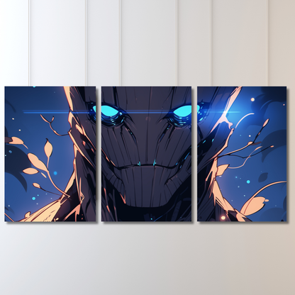 Titan: Cyber-Droid Aesthetic - Premium Metal Poster