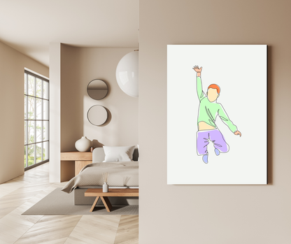 The Soaring Spirit of Youth - Premium Metal Poster