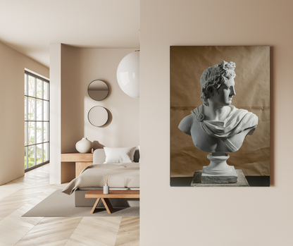 "Classic Majesty: Apollo Marble - Premium Metal Poster