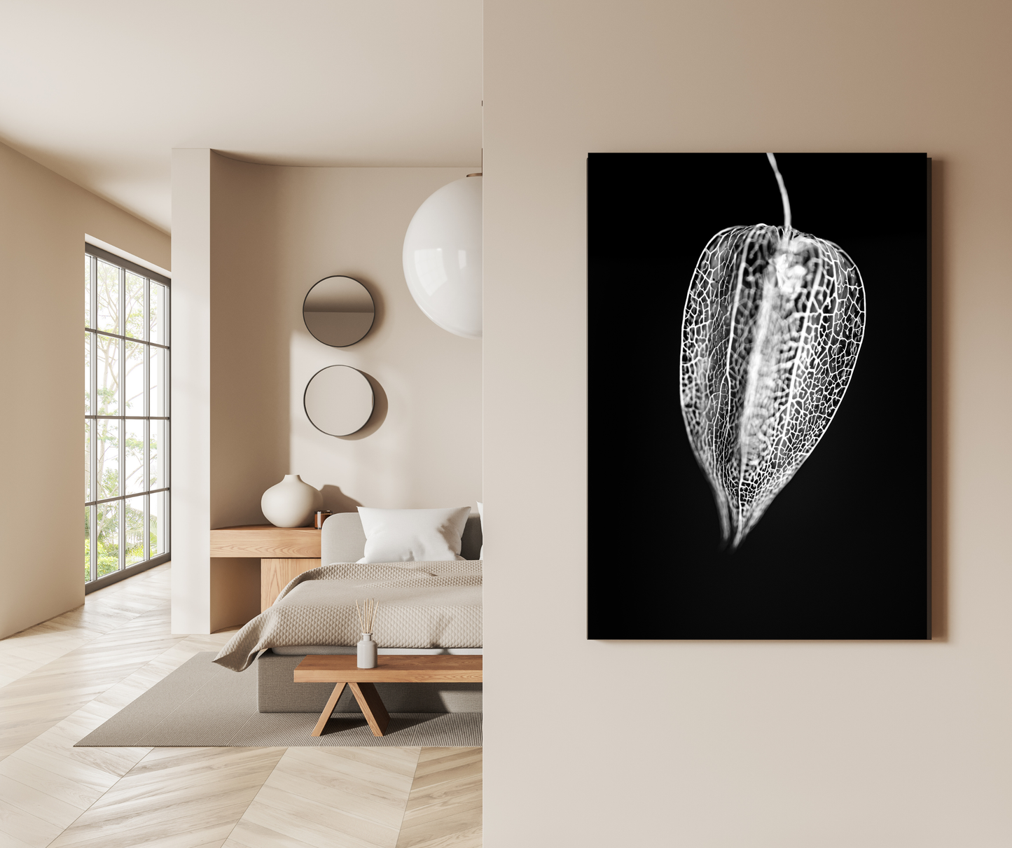 Leaf: Veins of Nature - Premium Metal Poster
