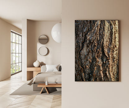 The Ancient Topography of Silent Giants: - Premium Metal Poster