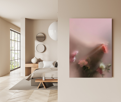 The Fragile Bloom of a Hazy Memory: - Premium Metal Poster