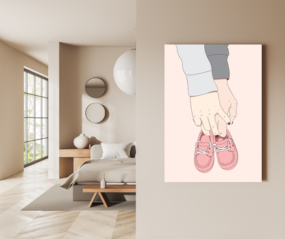 The Gentle Promise of Small Steps - Premium Metal Poster