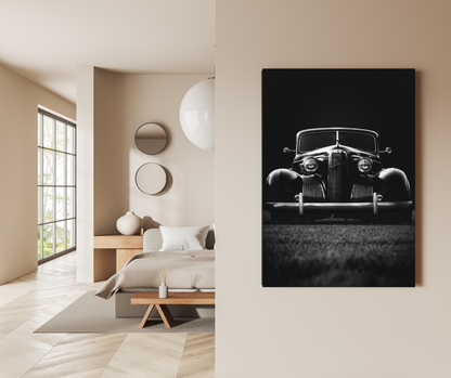 The Noir Classic: Midnight Phantom - Premium Metal Poster