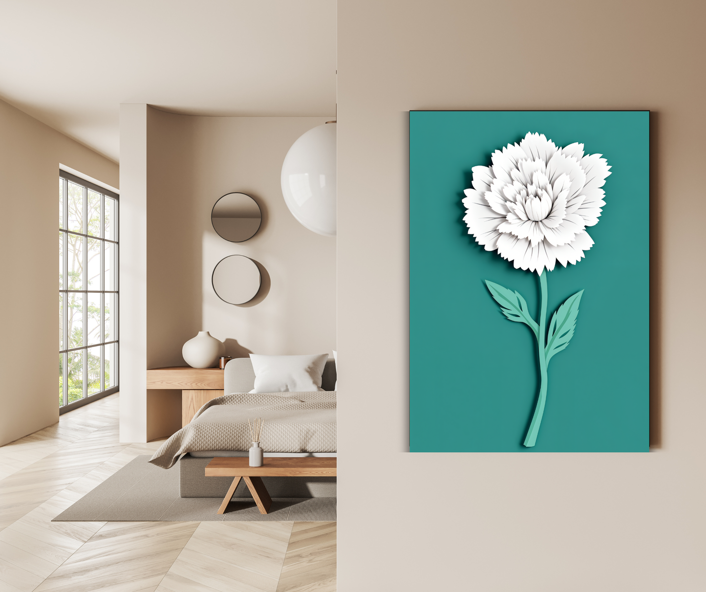 The Pristine Petal - Premium Metal Poster