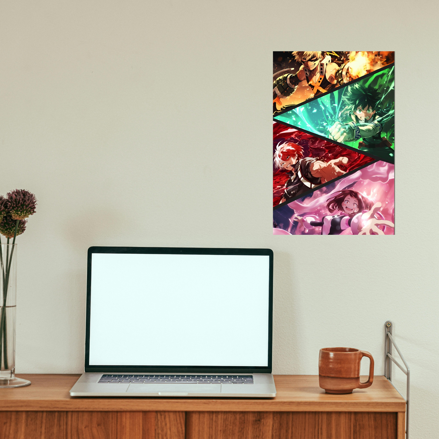 Ultimate Quirk: The Class 1-A Heroes Assembly" - Premium Metal Poster