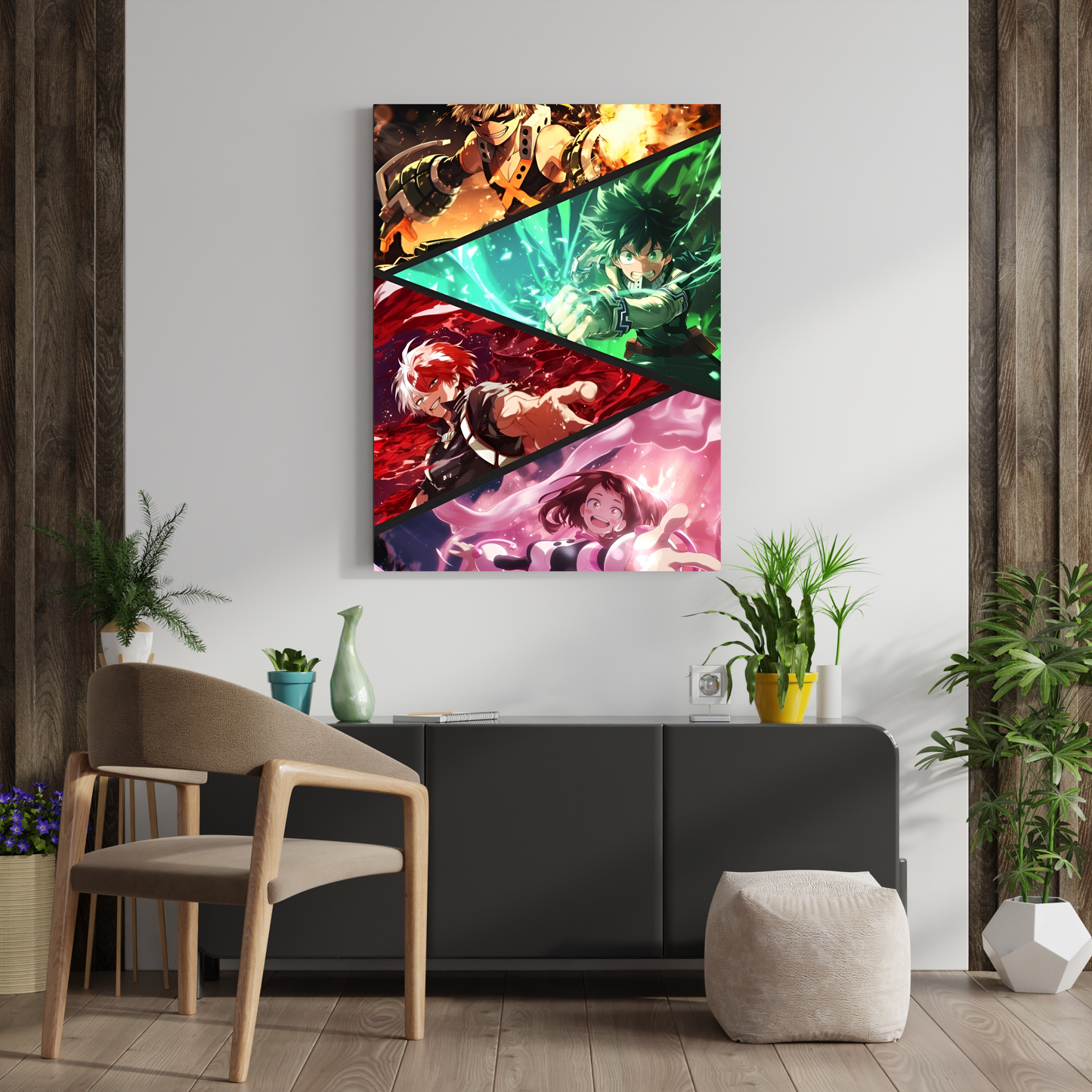 Ultimate Quirk: The Class 1-A Heroes Assembly" - Premium Metal Poster