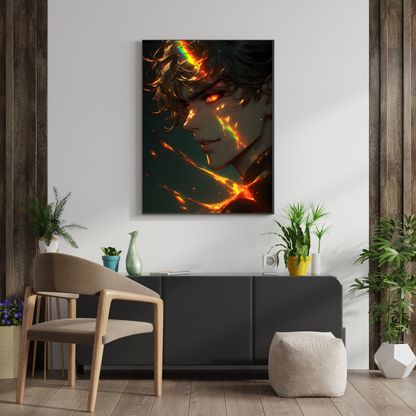 Spectral Spark: The Prism Soul - Premium Metal Poster