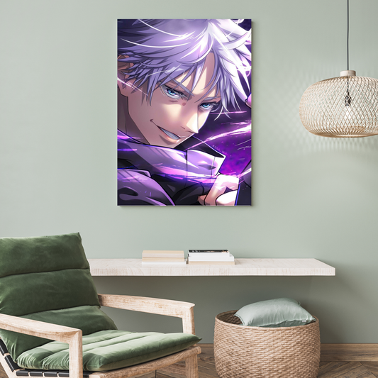 Hollow Purple Monarch - Premium Metal Poster