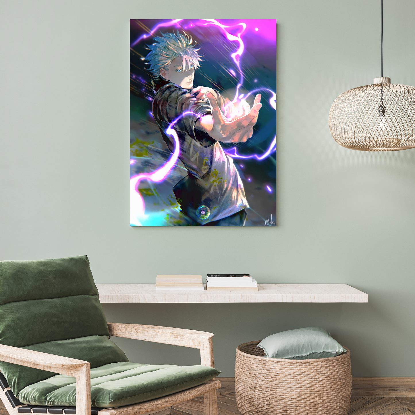 Hollow Purple Surge - Premium Metal Poster