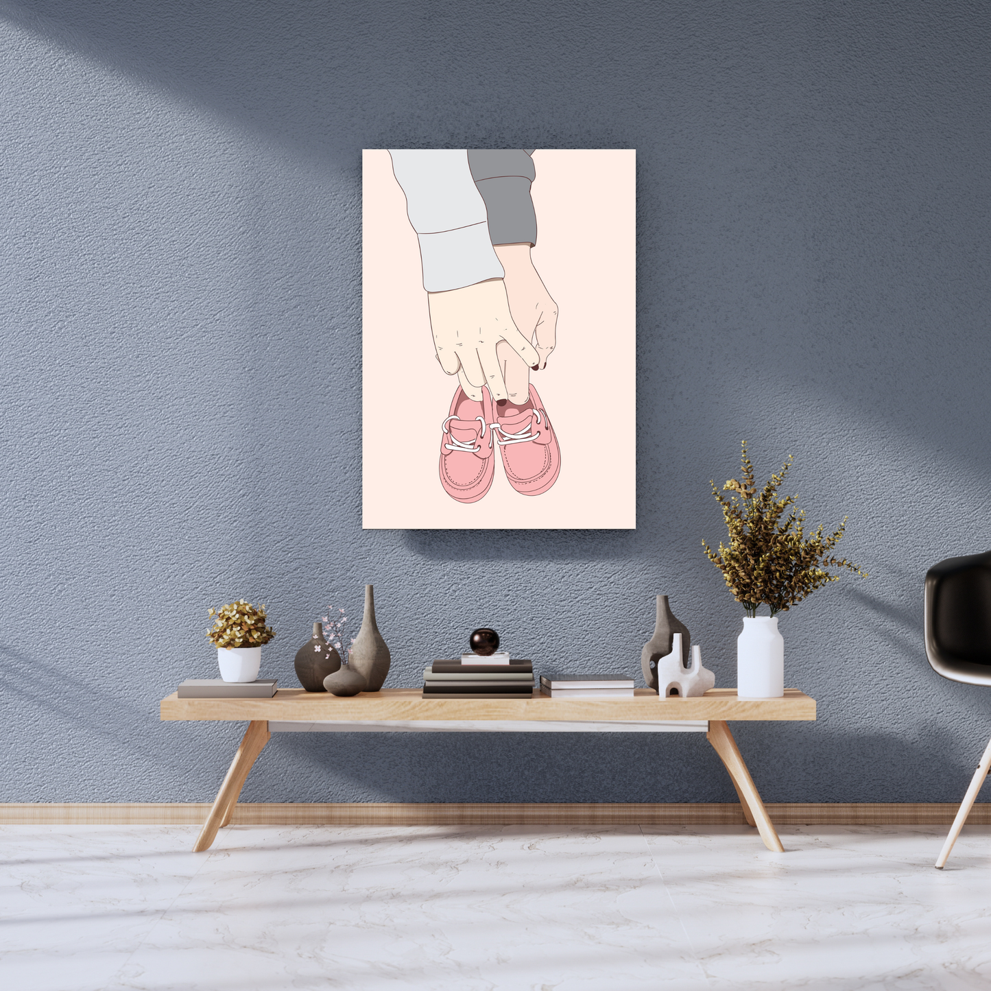 The Gentle Promise of Small Steps - Premium Metal Poster