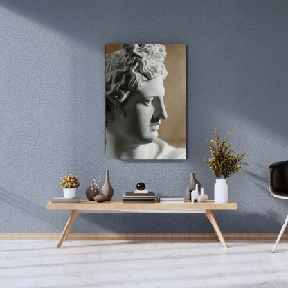 The Silent Echoes of Marble Perfection - Premium Metal Poster