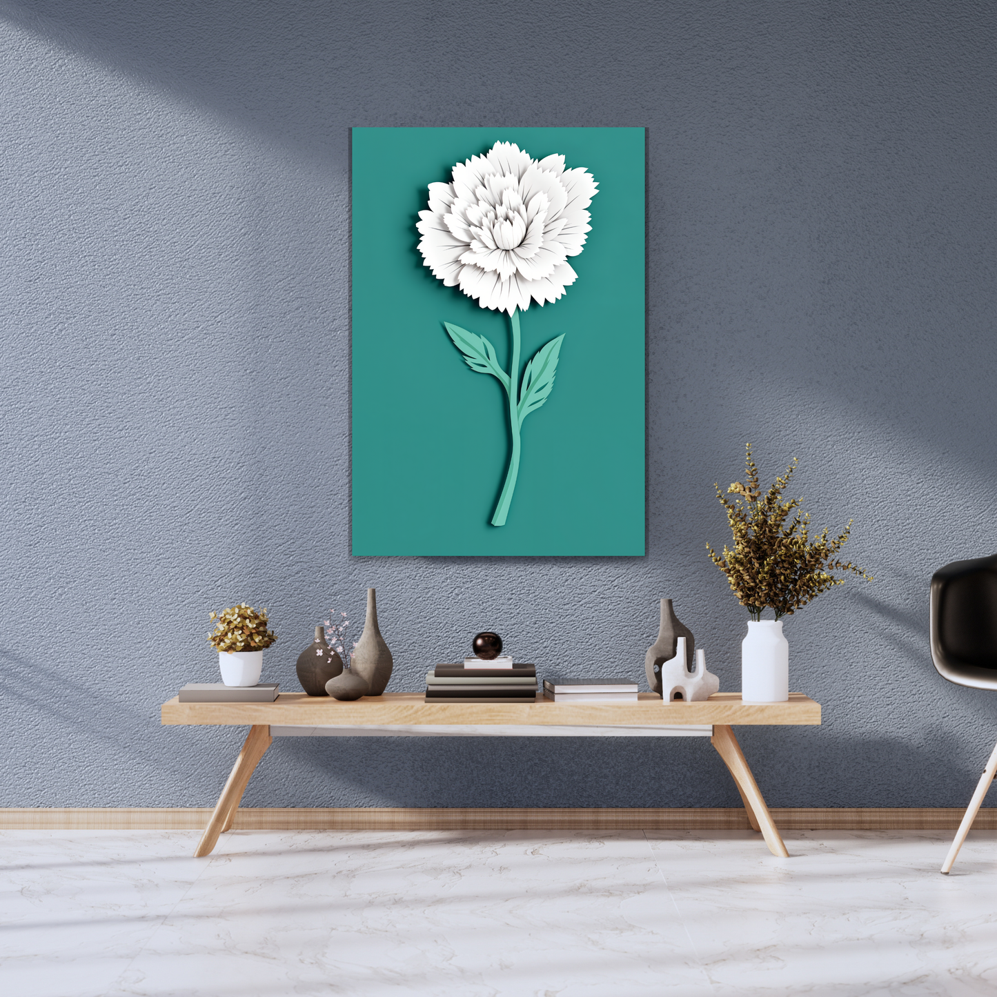 The Pristine Petal - Premium Metal Poster