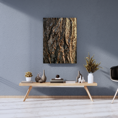 The Ancient Topography of Silent Giants: - Premium Metal Poster