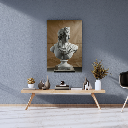 "Classic Majesty: Apollo Marble - Premium Metal Poster