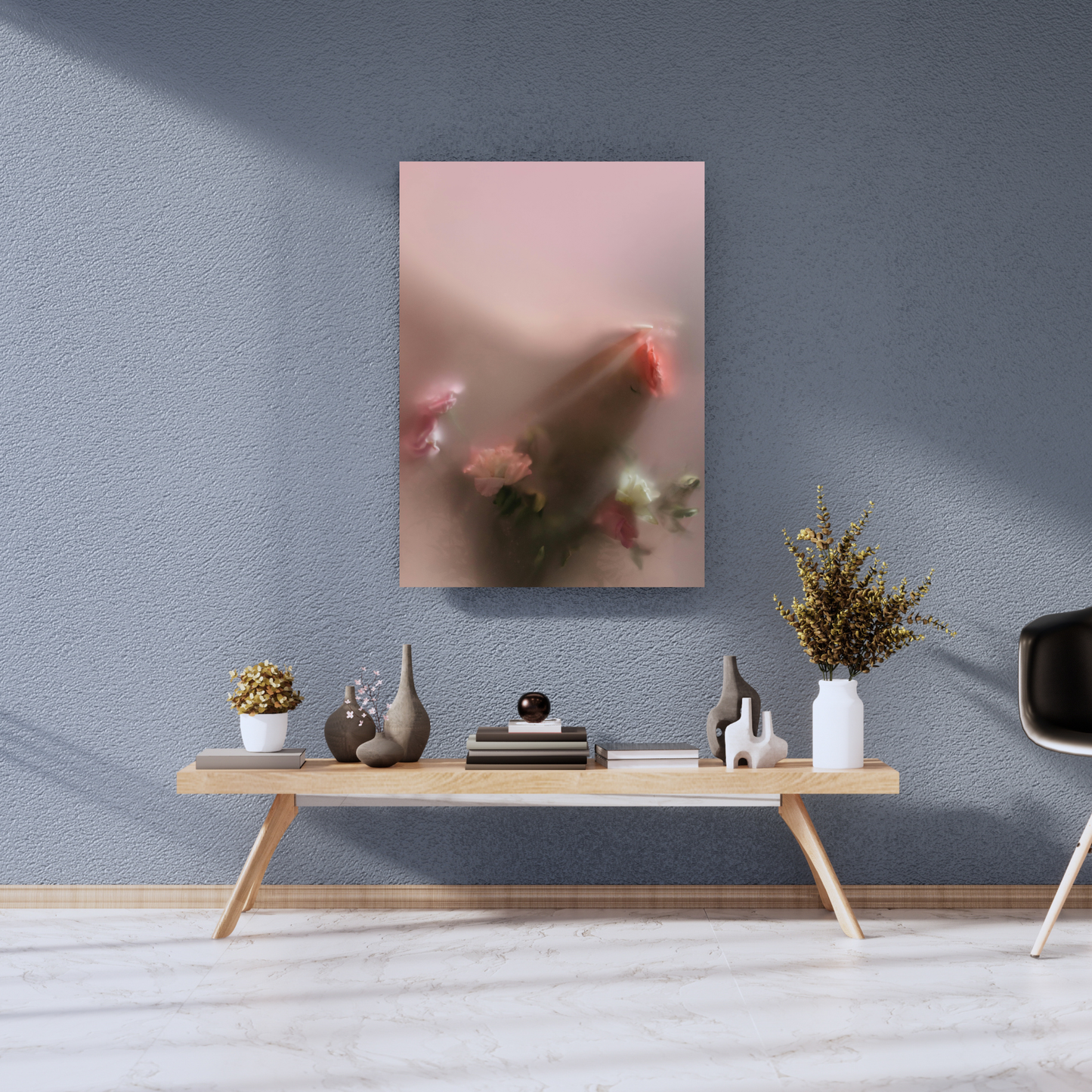 The Fragile Bloom of a Hazy Memory: - Premium Metal Poster