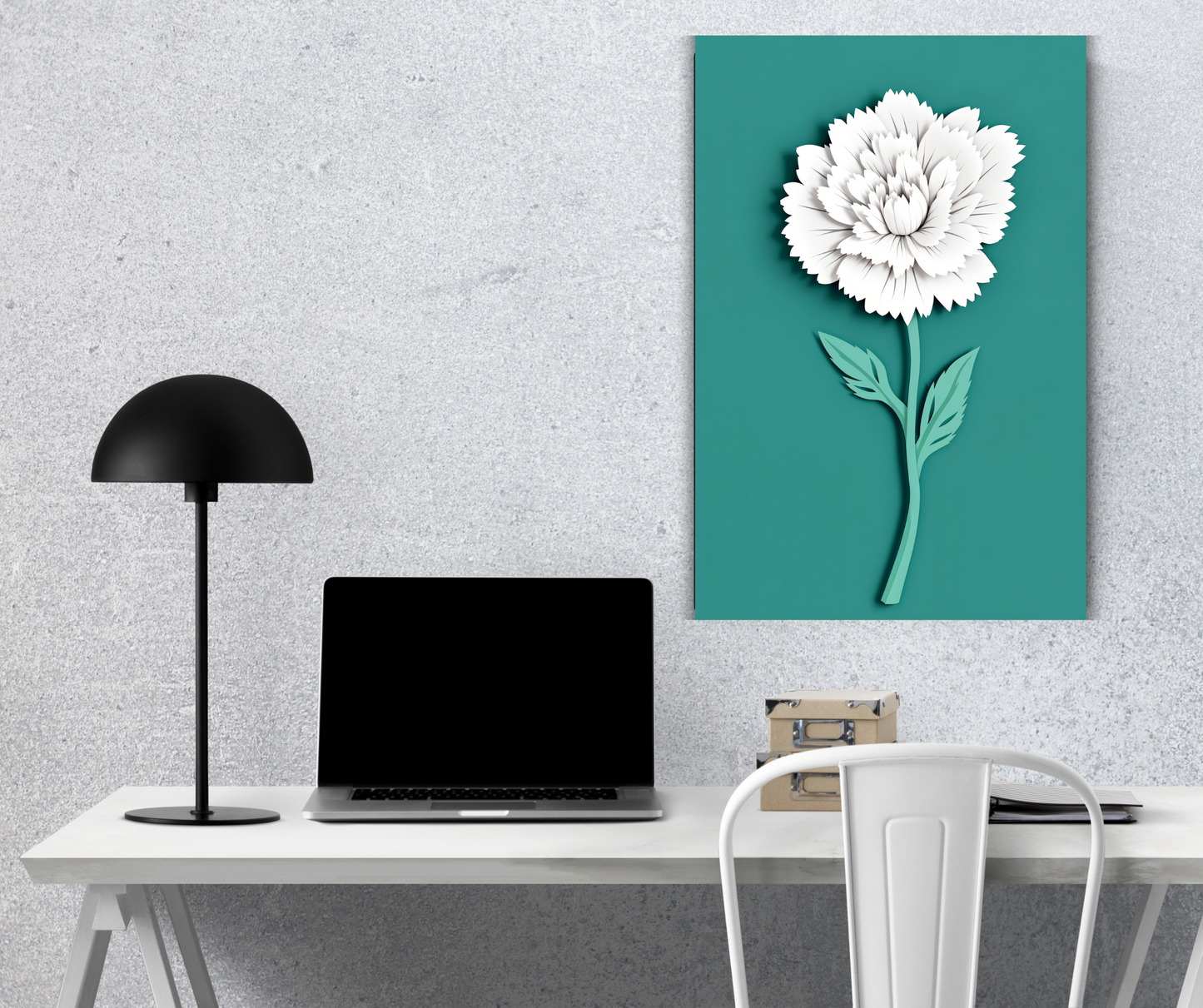 The Pristine Petal - Premium Metal Poster