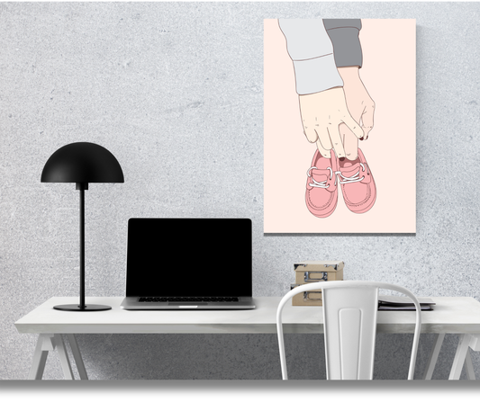 The Gentle Promise of Small Steps - Premium Metal Poster