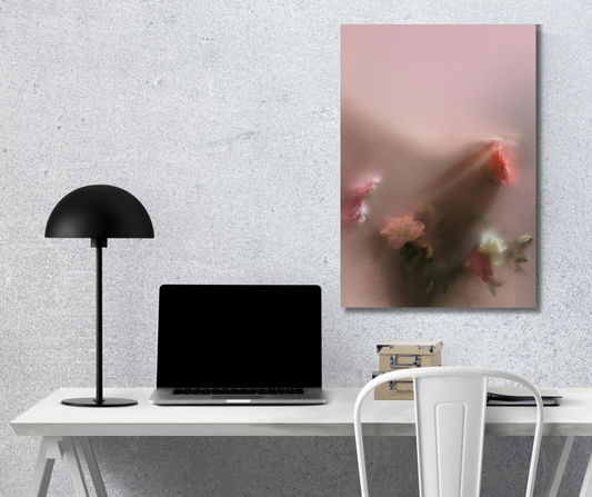 The Fragile Bloom of a Hazy Memory: - Premium Metal Poster