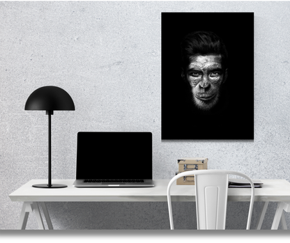 "The Primal Reflection of the Modern Soul - Premium Metal Poster