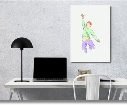 The Soaring Spirit of Youth - Premium Metal Poster