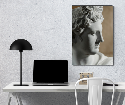 The Silent Echoes of Marble Perfection - Premium Metal Poster