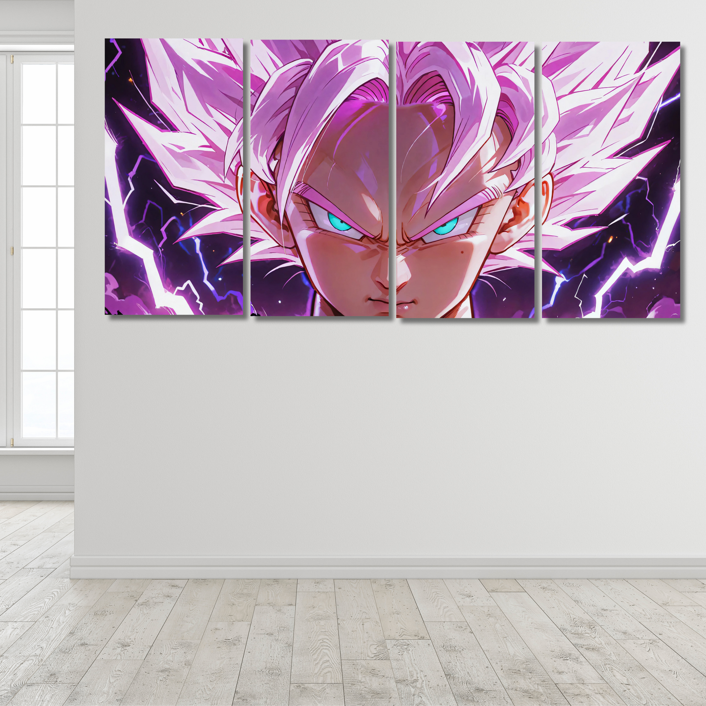 Goku Rose: Divine Retribution - Premium Metal Poster