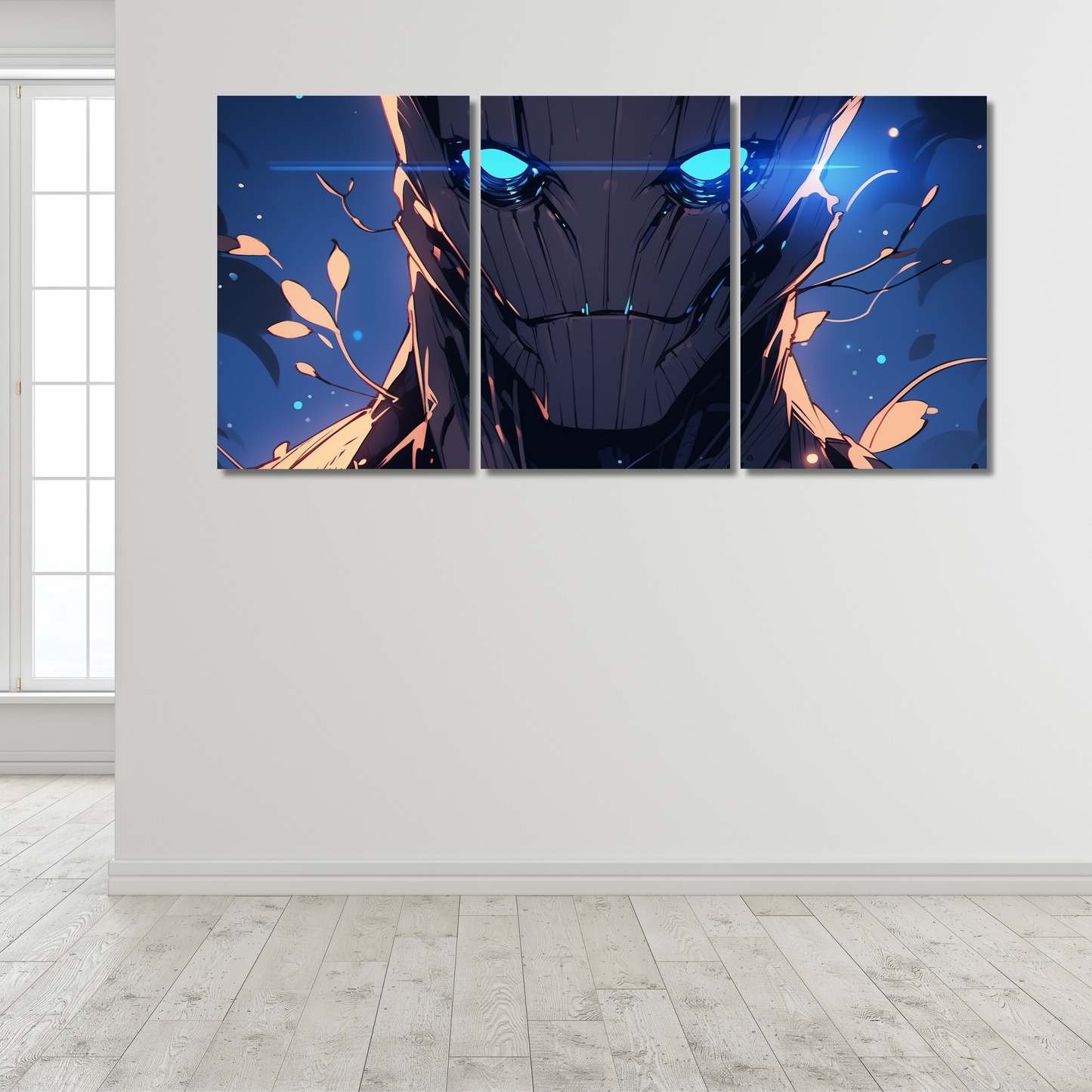 Titan: Cyber-Droid Aesthetic - Premium Metal Poster