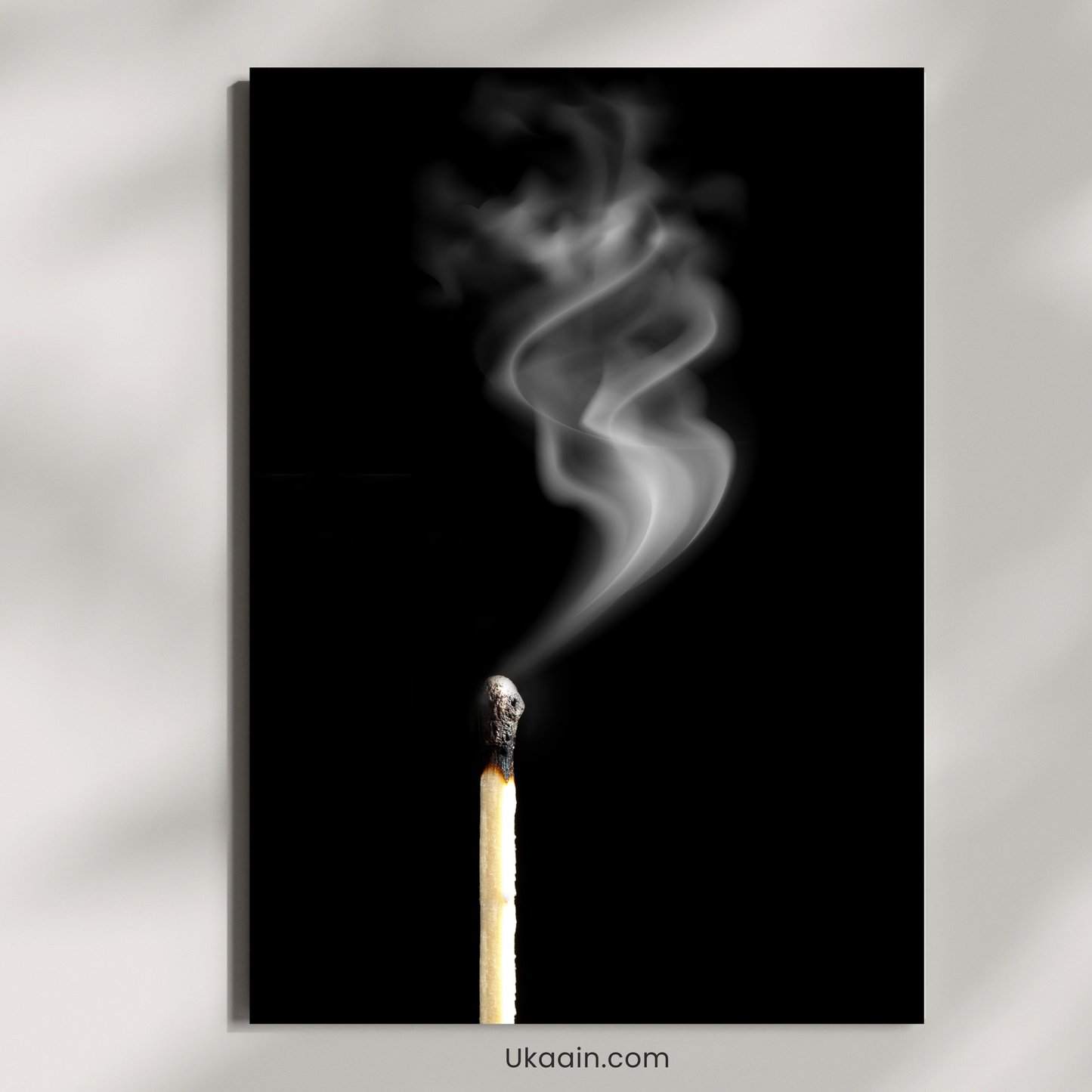 The Lingering Soul of a Dying Flame - Premium Metal Poster