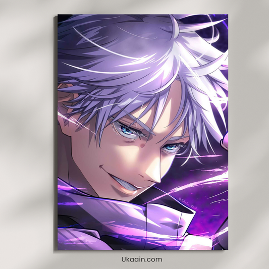 Hollow Purple Monarch - Premium Metal Poster