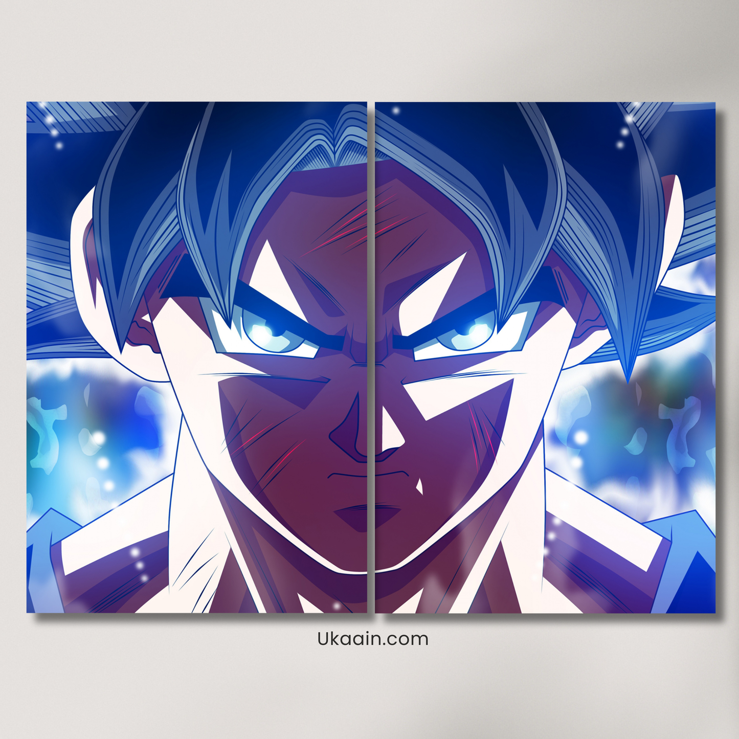 Son Goku: The Ultra Instinct Gaze - Premium Metal Poster
