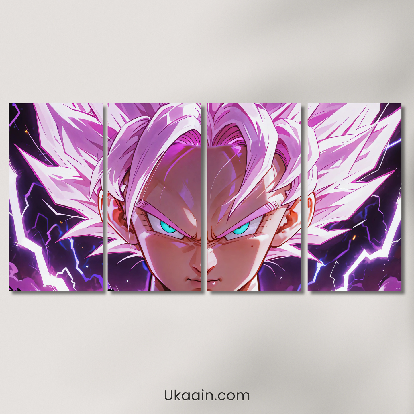 Goku Rose: Divine Retribution - Premium Metal Poster