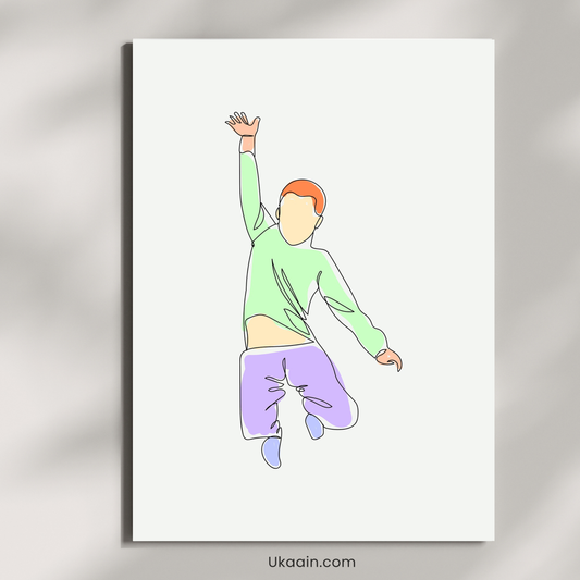 The Soaring Spirit of Youth - Premium Metal Poster