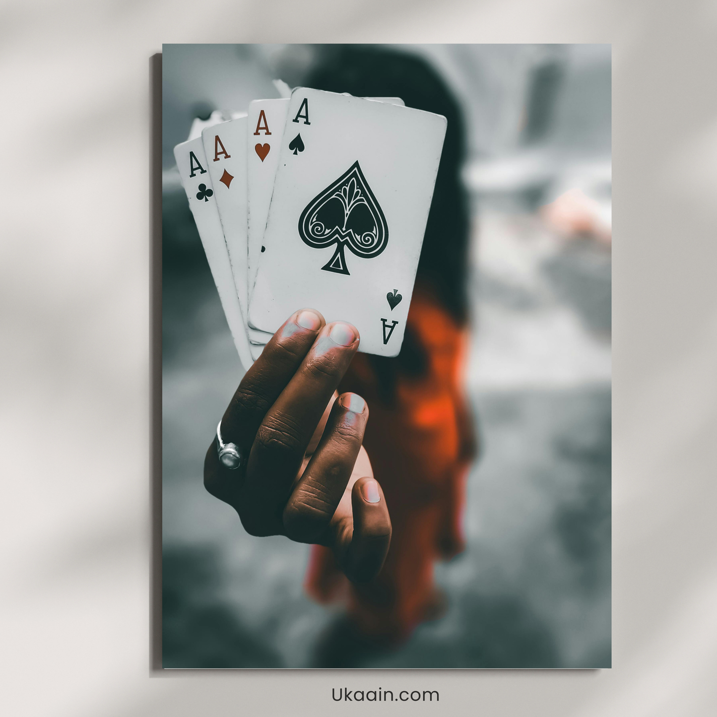 The Unbeatable Hand of a Silent Maverick: - Premium Metal Poster