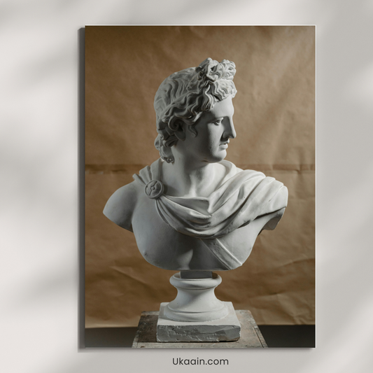 "Classic Majesty: Apollo Marble - Premium Metal Poster