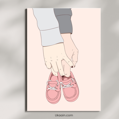 The Gentle Promise of Small Steps - Premium Metal Poster