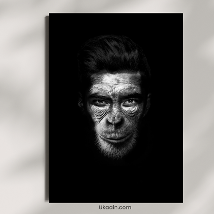 "The Primal Reflection of the Modern Soul - Premium Metal Poster