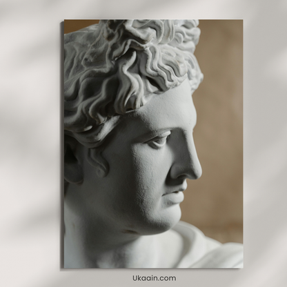 The Silent Echoes of Marble Perfection - Premium Metal Poster