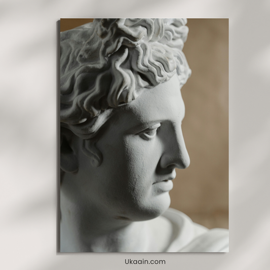 The Silent Echoes of Marble Perfection - Premium Metal Poster