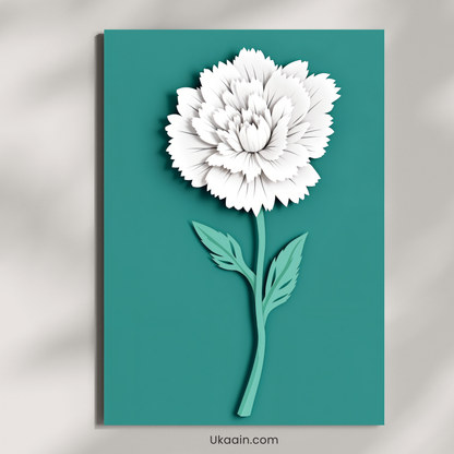 The Pristine Petal - Premium Metal Poster