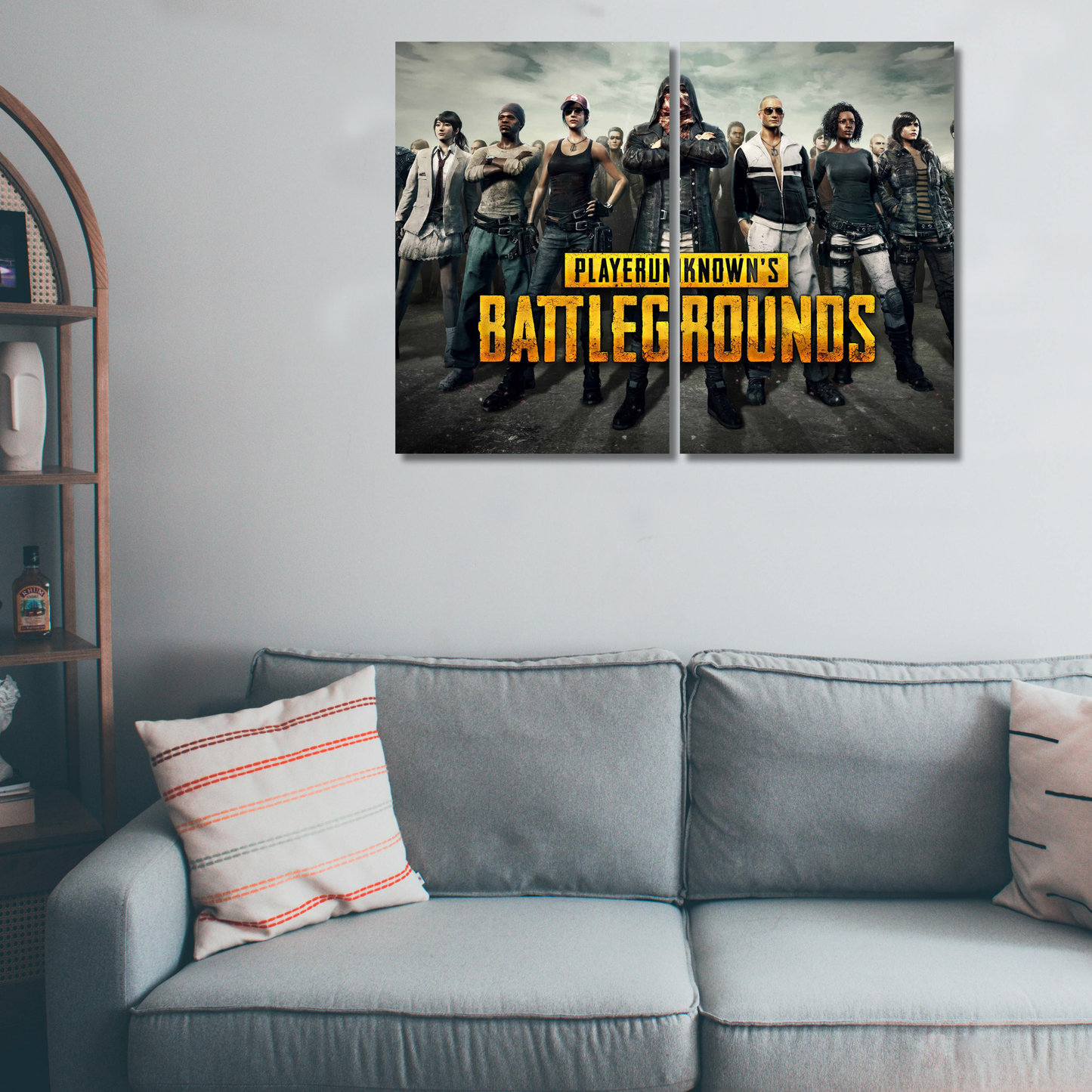 Battle Royale Squad: PUBG Survivors Split - Premium Metal Poster